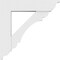 Ekena Millwork Standard Olympic Architectural Grade PVC Bracket with Traditional Ends, 5"W x 30"D x 30"H BKTP05X30X30OLY01 - alternate 3